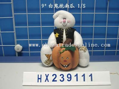 ghost holding pumpkin 1/s from China