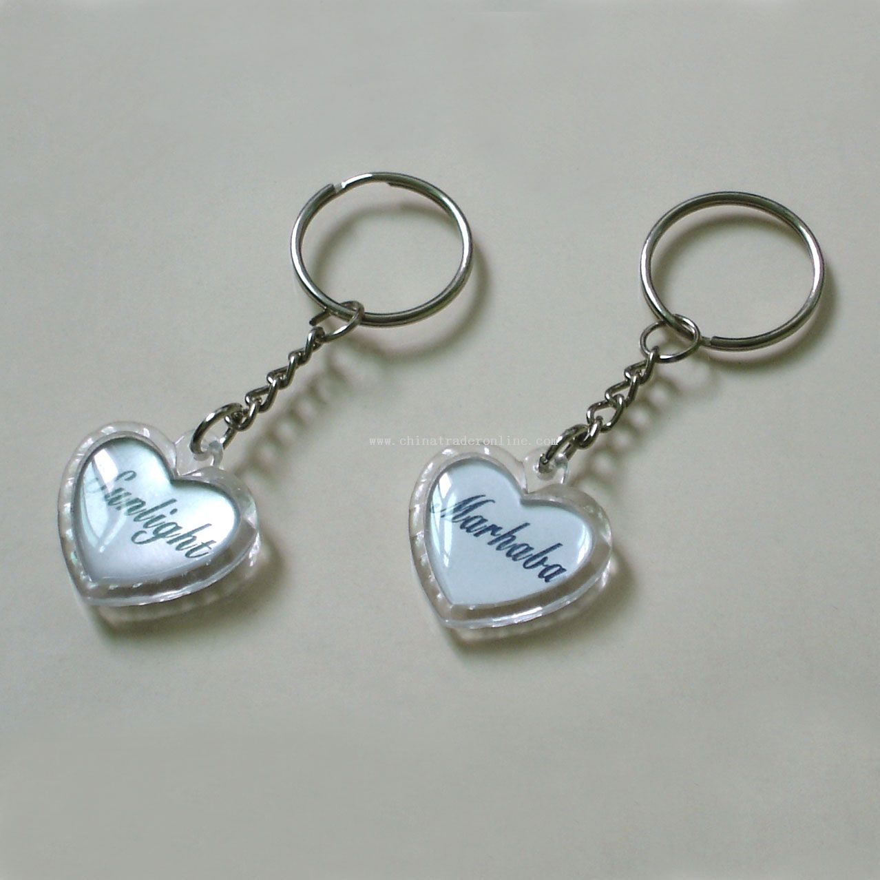 Acrylic keychain with cover