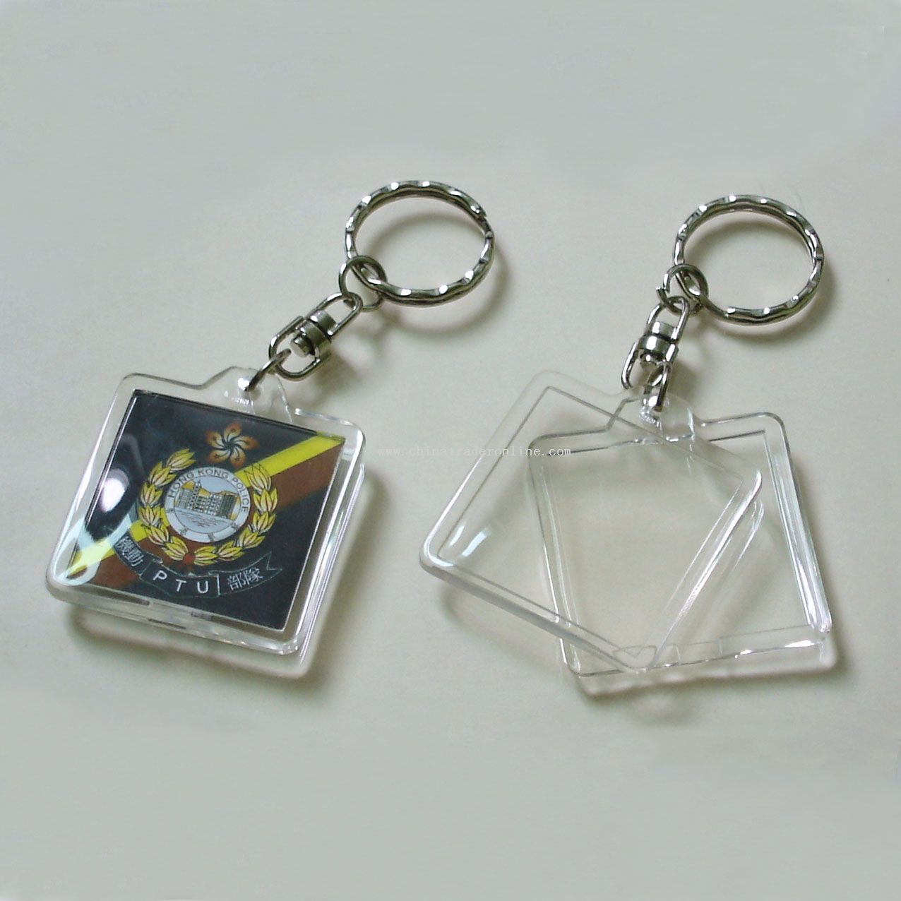 Acrylic keychain with cover