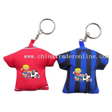 Cloth T-Shirt Keychains from China