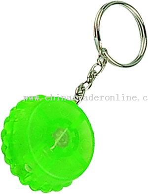 LED Light-Up Capsule Key Chain