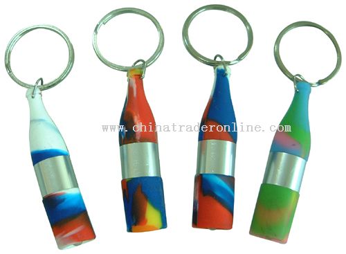 Silicone LED torch Key Chain