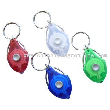 LED Plastic Keychain