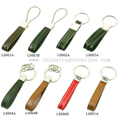 Leather Keychain from China