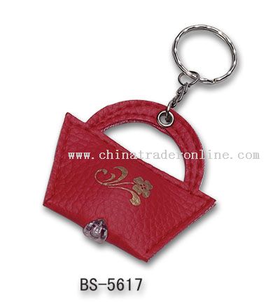 Advertising PU Leather Keychain Lights