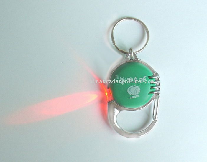 Leather Lights Keychain