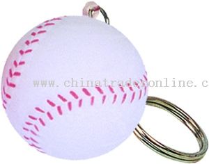 PU Baseball Keychain