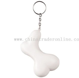 PU Bone Keychain