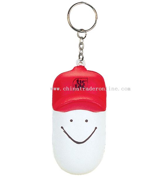 PU Capsule Keychain