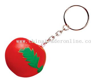 PU Cherry Keychain from China