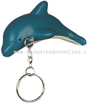 PU Dolphin Keychain from China