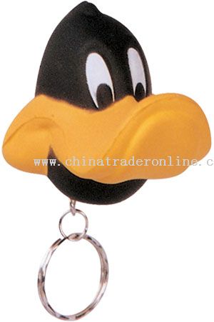 PU Duck Head Keychain from China