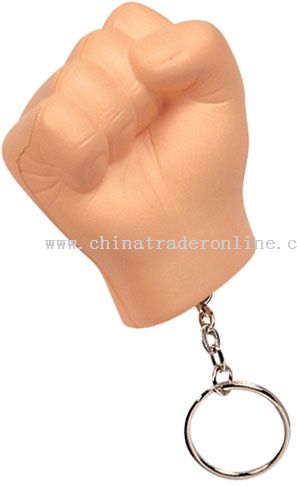PU Fist Keychain from China