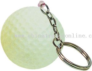 PU Golf Keychain from China