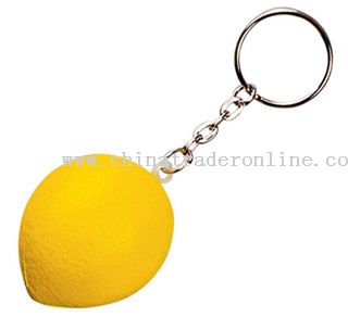 PU Lemon Keychain from China
