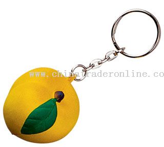 PU Peach Keychain