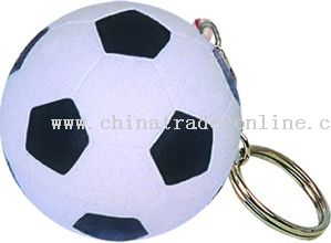 PU Soccer Keychain
