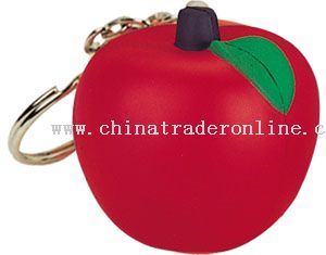 Pu Apple Keychain