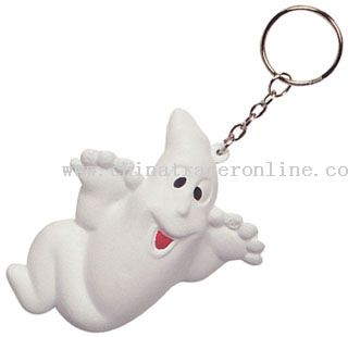 Pu Ghost Keychain