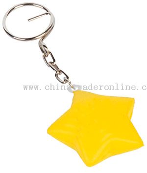 Pu Star Keychain