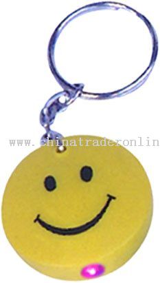 Soft PVC LED Light-Up Key Chain from China