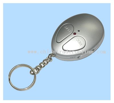 Recording Keychain with LED light from China