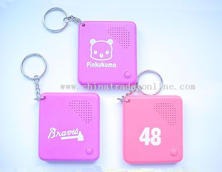 talking and recording keychain from China