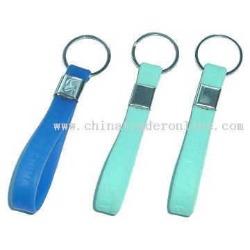 Sliicone Keychain from China
