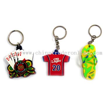 Soft PVC Key Chains from China