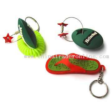Soft PVC Keychain from China