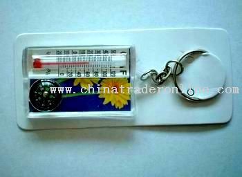 Compass and Thermometer and Key Button