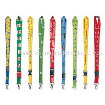 CMYK and Multi-Colored Imprinting Lanyards (A)
