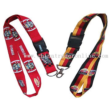 CMYK or Multi-Color Imprinting Lanyards from China