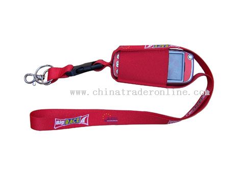 Mobile phone lanyard