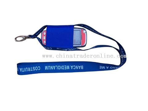 Mobile phone lanyard