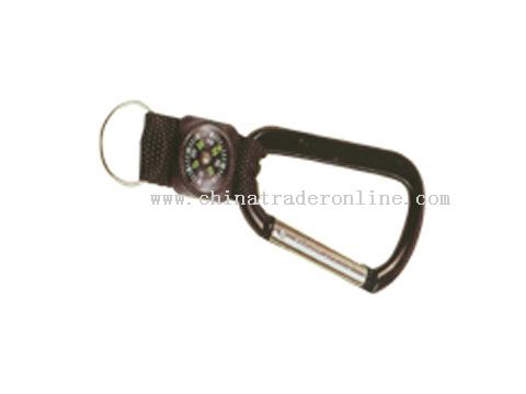 Mountaineer buckle lanyard with compass