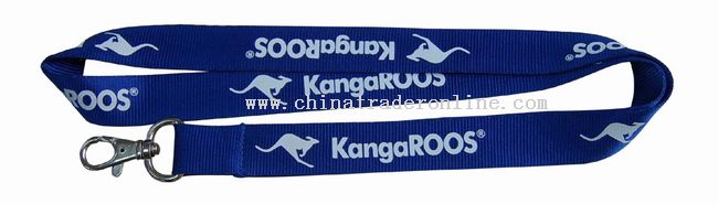 metal hook Nylon lanyard from China