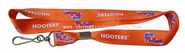 metal plate Nylon lanyard