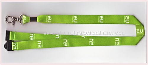 polyester(flat style) Lanyard from China