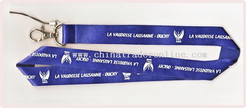 polyester(flat style) lanyard from China