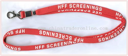 polyester (tubular style) lanyard from China