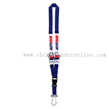 Polyester Lanyards with PVC Sticks from China