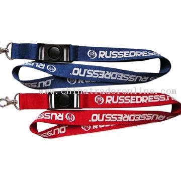 Silk Screen Printed Lanyards