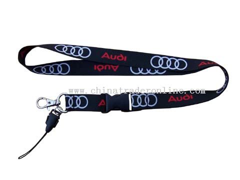 both of side and two colour sublimation transfer lanyard from China