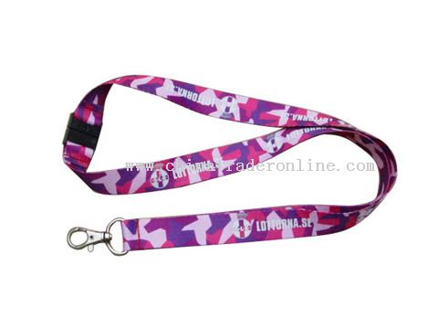 both side and four colour sublimation transfer lanyard from China