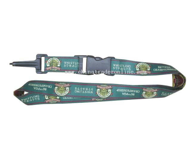 Woven logo lanyard from China