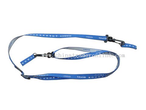 one side and one colour woven lanyard from China