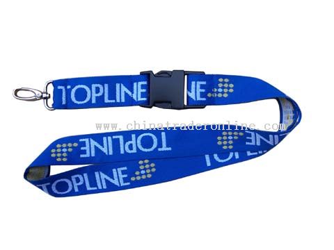 woven logo printing and three colours lanyard