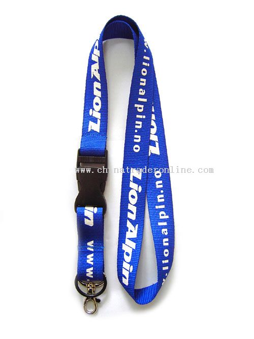 Silk-screen Printing Lanyard from China