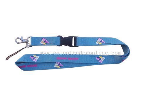 Silk screen printing lanyard from China